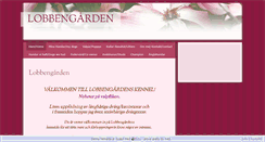 Desktop Screenshot of lobbengarden.n.nu