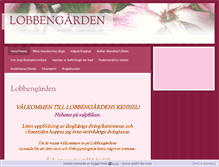 Tablet Screenshot of lobbengarden.n.nu
